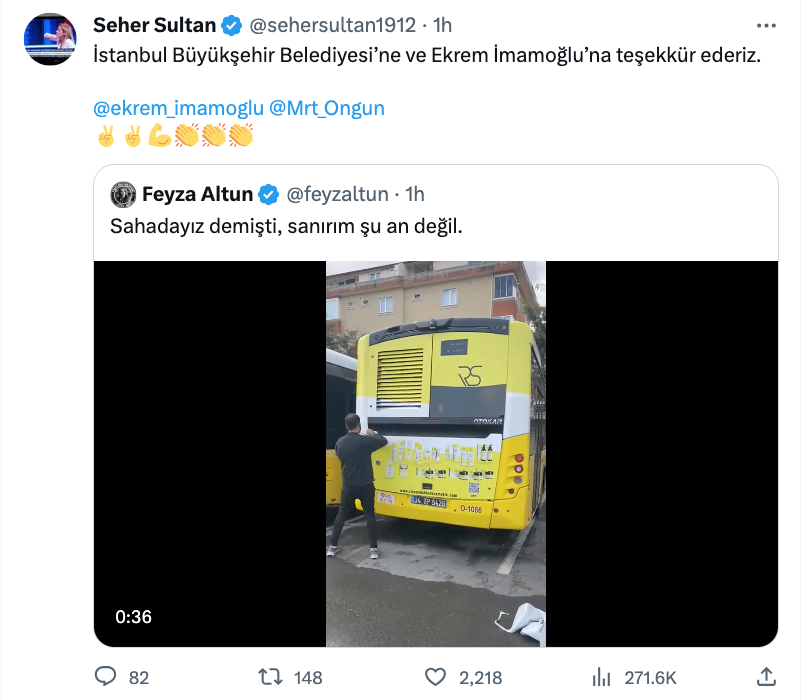 ibb ekipleri dilan polat in otobus reklamlarini soktu